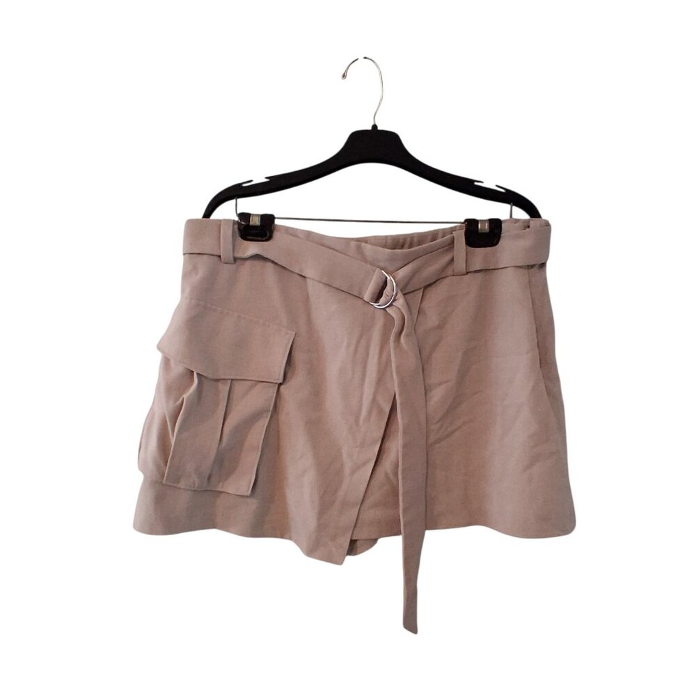 Abercrombie & Fitch Beige Mini Skirt with Belt